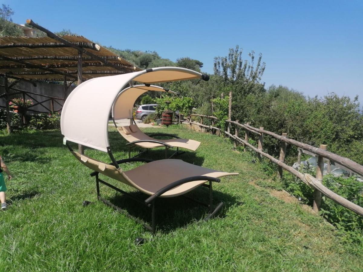 Villa La Badia Montechiaro - Breathtaking View Of Sorrento Coast Vico Equense Exterior foto
