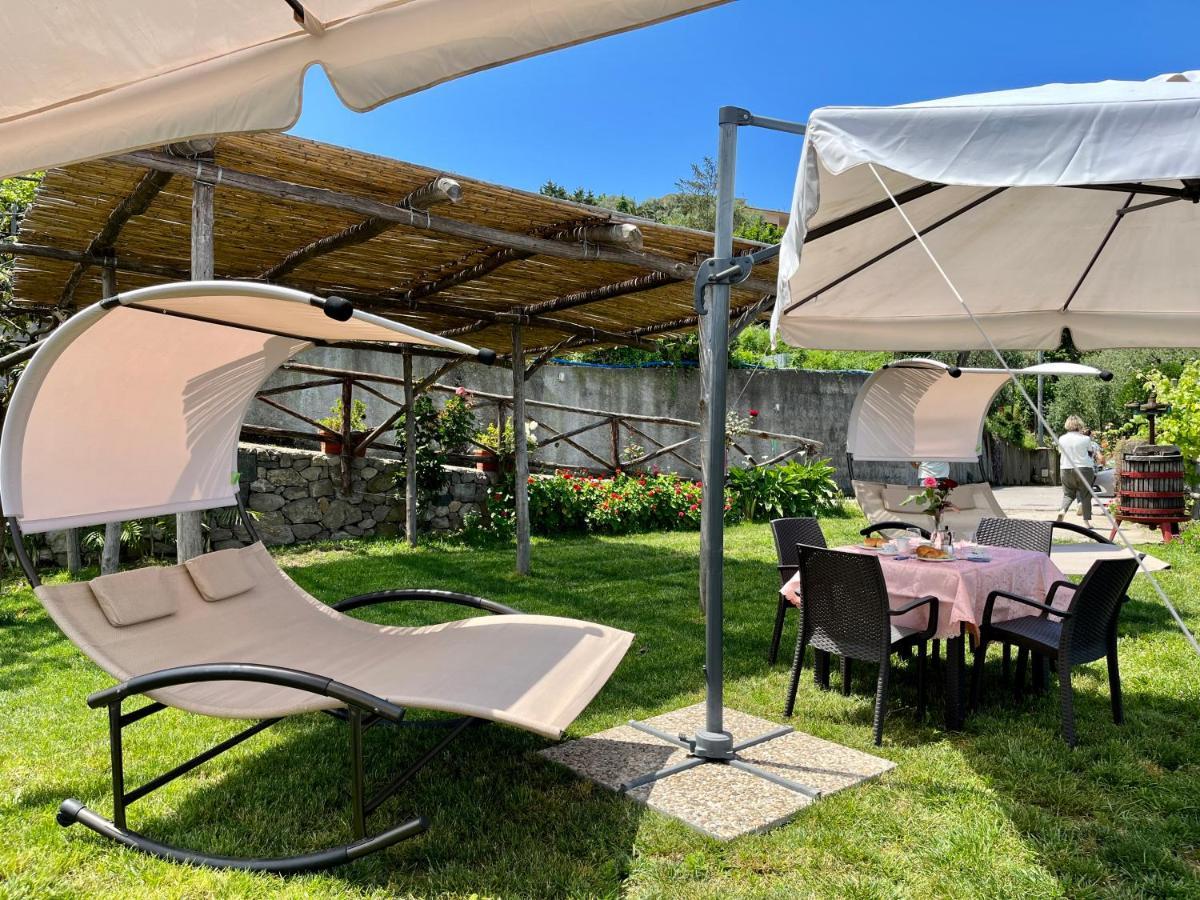 Villa La Badia Montechiaro - Breathtaking View Of Sorrento Coast Vico Equense Exterior foto