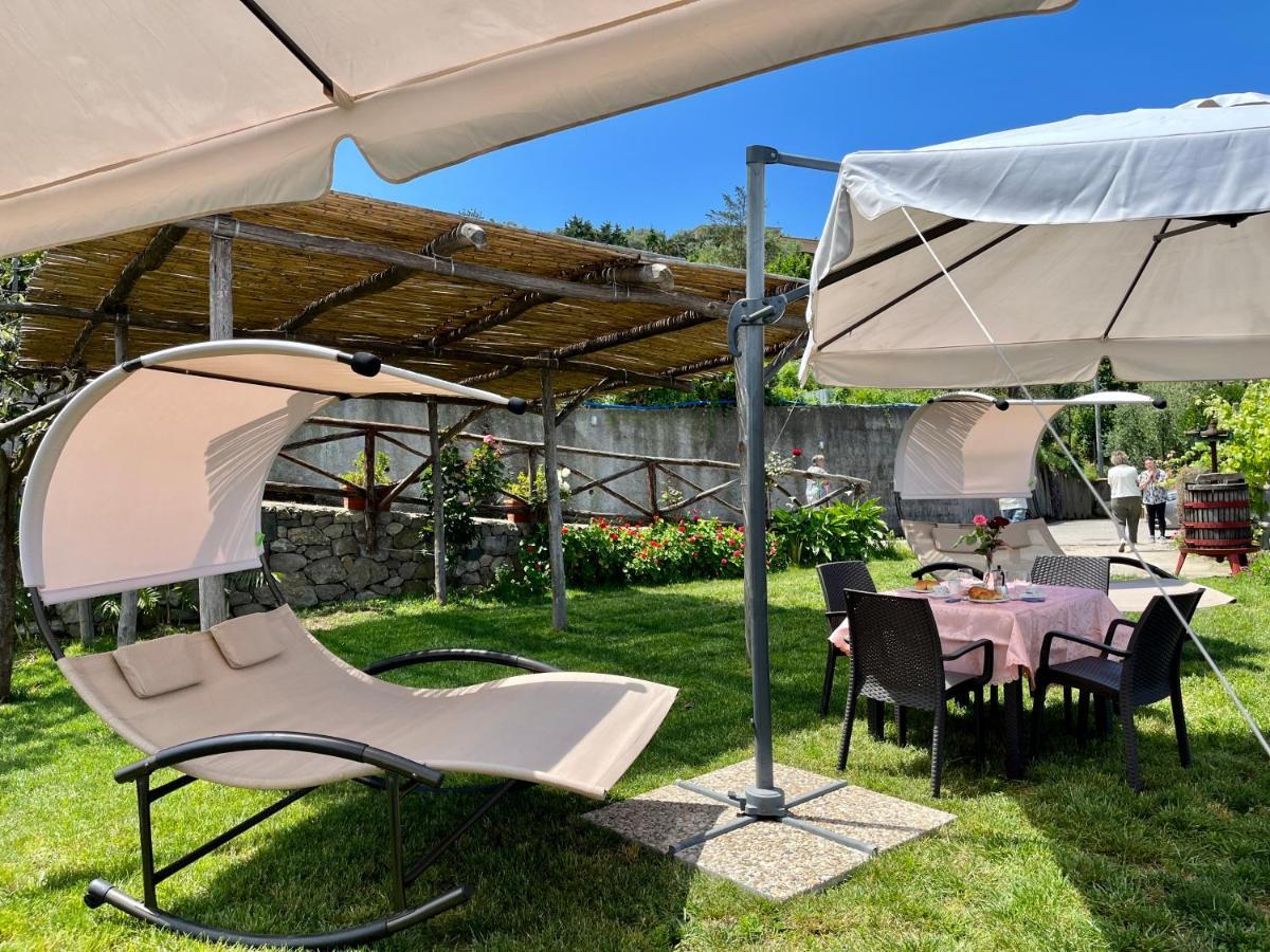 Villa La Badia Montechiaro - Breathtaking View Of Sorrento Coast Vico Equense Exterior foto